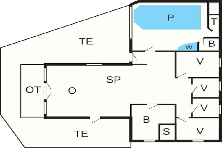 8 persoons vakantie huis in Hadsund-By Traum-Plattegrond