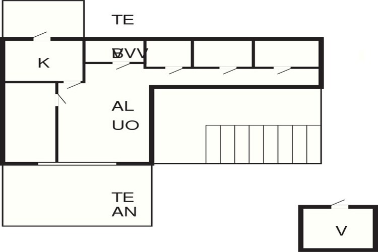 6 person holiday home in Åskloster-By Traum-Floor plan