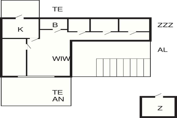 6 person holiday home in Åskloster-By Traum-Floor plan