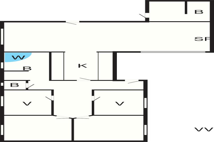 8 persoons vakantie huis in Væggerløse-By Traum - Plattegrond