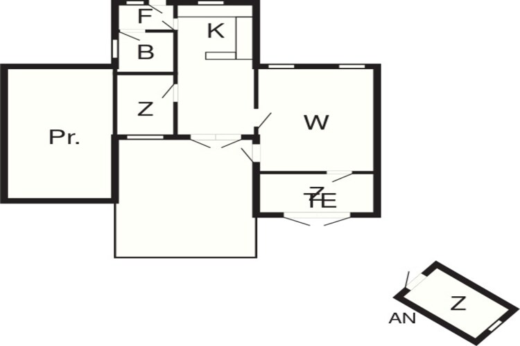 6 persoons vakantie huis in Juelsminde-By Traum - Plattegrond