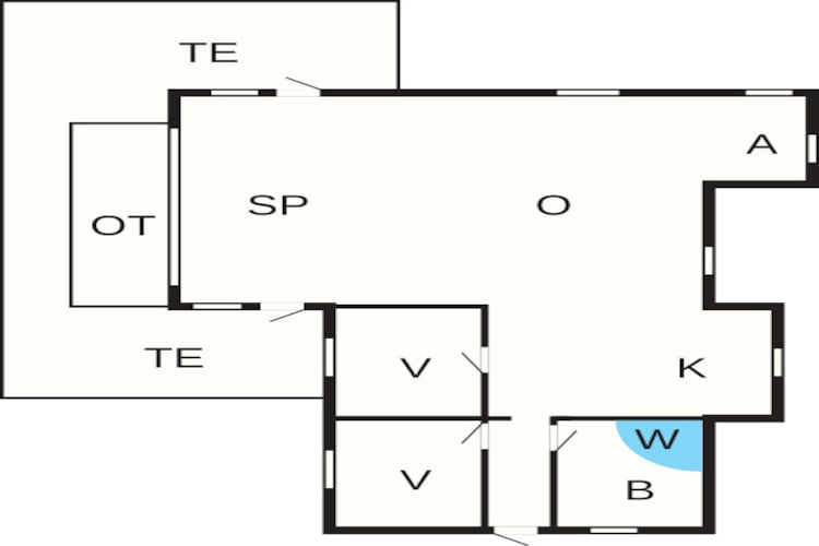 6 persoons vakantie huis in Hadsund-By Traum-Plattegrond