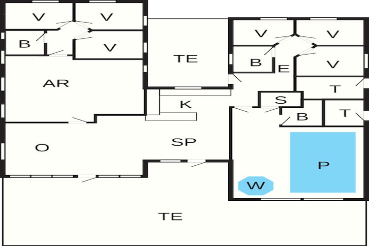 Luxe retraite bij Hvidbjerg Strand -- By Traum Ferienwohnungen-Plattegrond