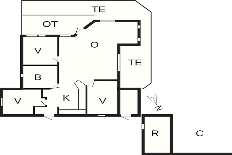 6 persoons vakantie huis in Haderslev-By Traum-Plattegrond