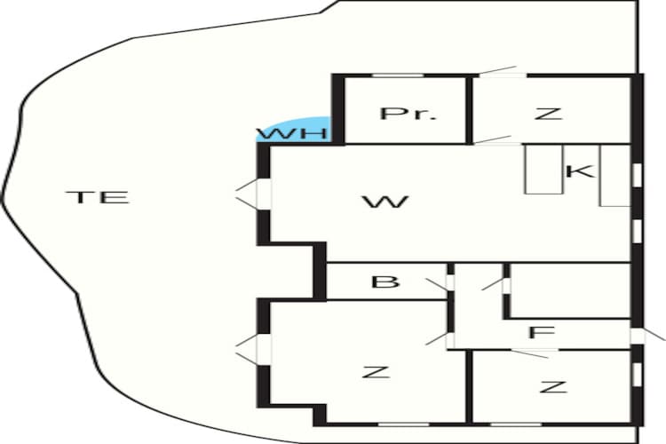 Licht vakantiehuis met bubbelbad -- By Traum Ferienwohnungen-Plattegrond