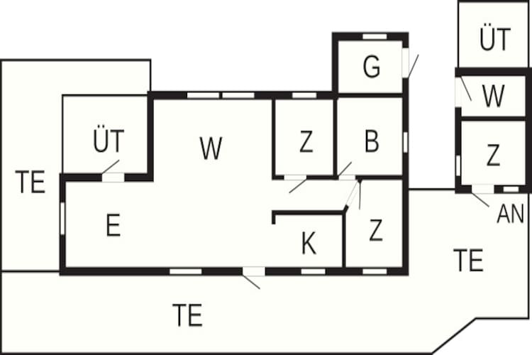 Rustig toevluchtsoord bij Ulvshale -- By Traum Ferienwohnungen-Plattegrond