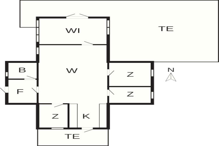 5 persoons vakantie huis in Asnæs-By Traum-Plattegrond