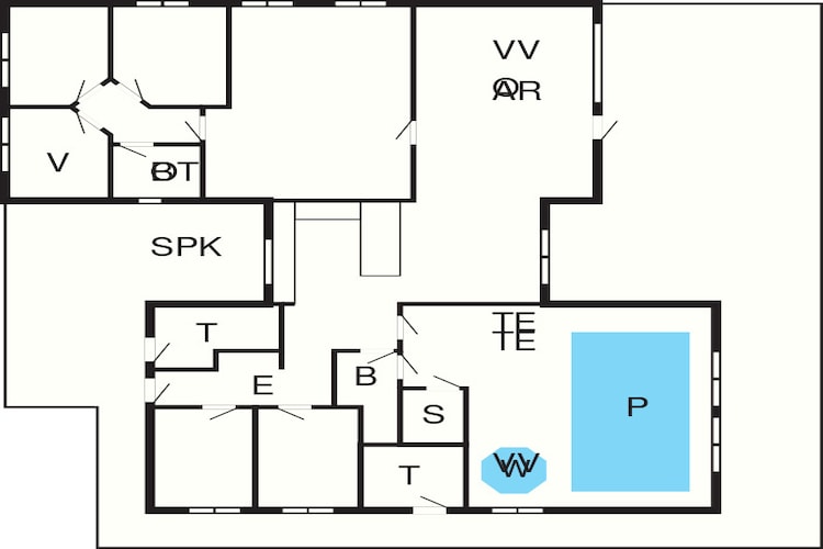 14 person holiday home in Bogense-Floor plan