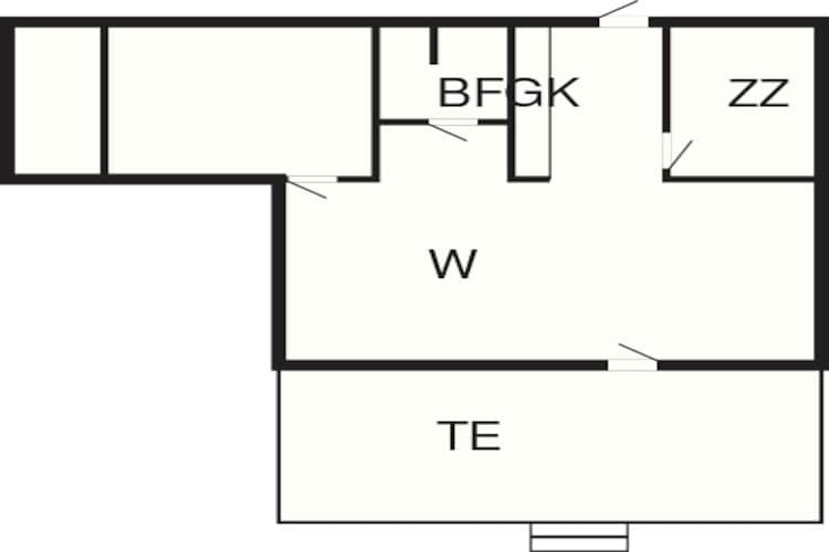 4 persoons vakantie huis in Ebeltoft-By Traum - Plattegrond