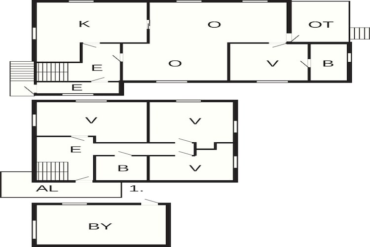 53381 VÅGLAND-Plattegrond