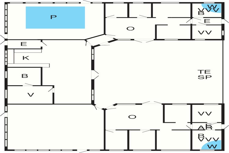 22 person holiday home in Frederiksværk-Floor plan