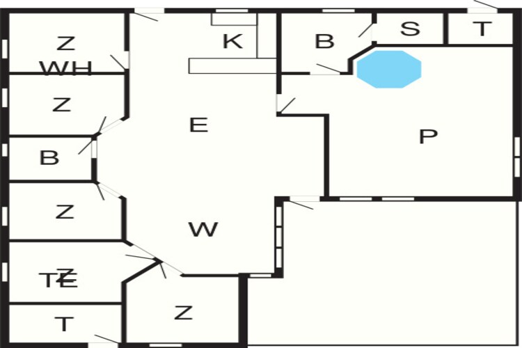 Luxe retraite in Als -- By Traum Ferienwohnungen-Plattegrond