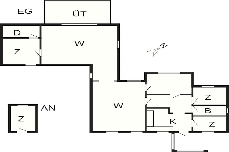8 persoons vakantie huis in Roslev-By Traum-Plattegrond