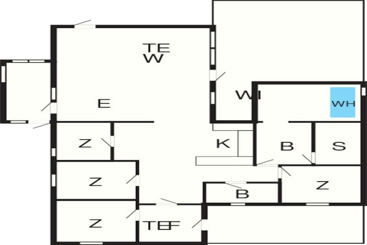 10 persoons vakantie huis in Løkken-By Traum-Plattegrond