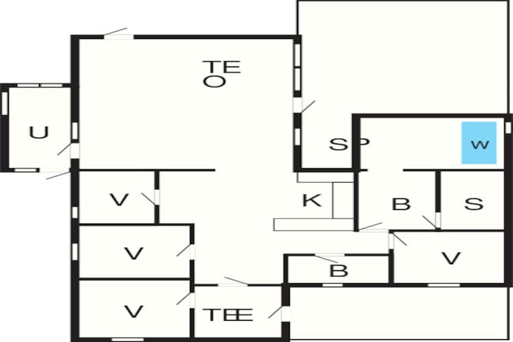 10 persoons vakantie huis in Løkken-By Traum-Plattegrond