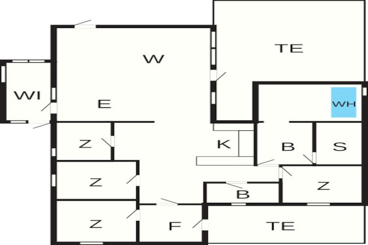 10 persoons vakantie huis in Løkken-By Traum-Plattegrond