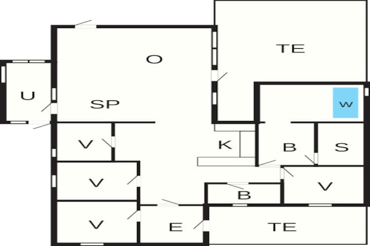 10 persoons vakantie huis in Løkken-By Traum-Plattegrond