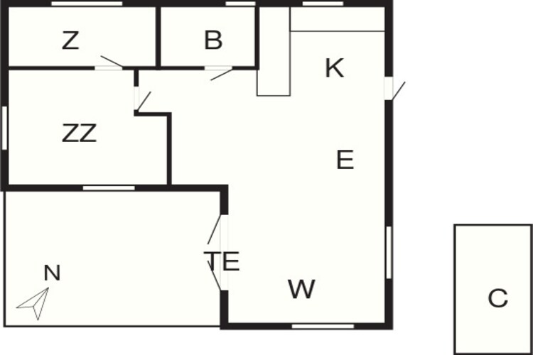 4 persoons vakantie huis in Hejls-By Traum-Plattegrond