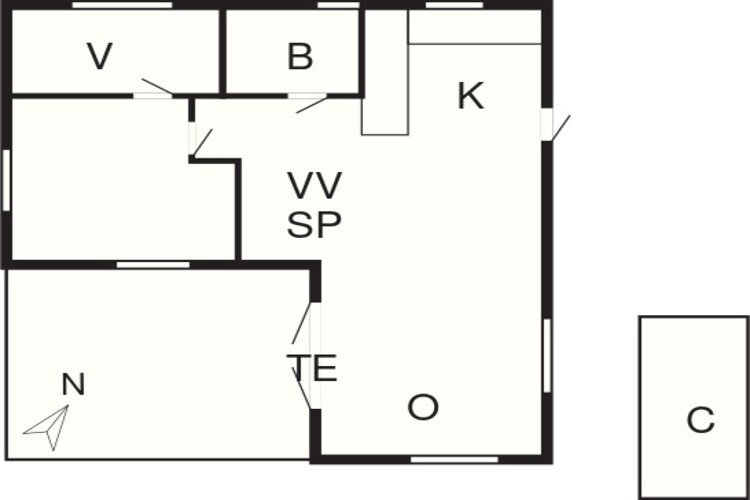 4 persoons vakantie huis in Hejls-By Traum-Plattegrond