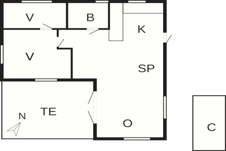 4 persoons vakantie huis in Hejls-By Traum-Plattegrond