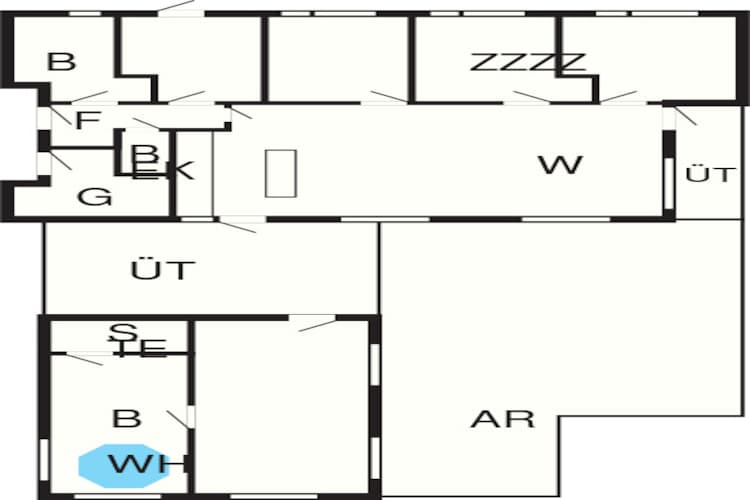 12 persoons vakantie huis in Løkken-By Traum-Plattegrond