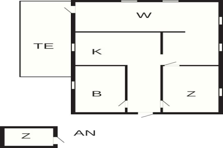 6 persoons vakantie huis in Eskebjerg-By Traum-Plattegrond