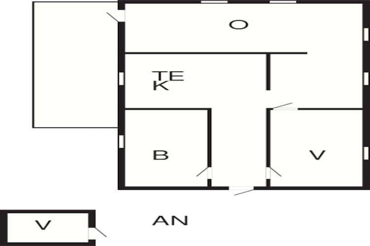 6 person holiday home in Eskebjerg-By Traum - Floor plan