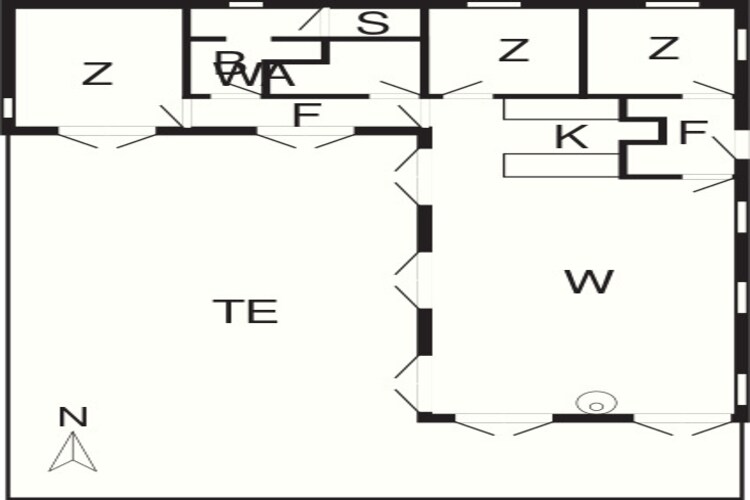 Architectonisch juweel nabij strand -- By Traum Ferienwohnungen-Plattegrond