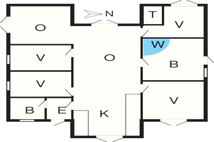 6 persoons vakantie huis in Blokhus-By Traum - Plattegrond