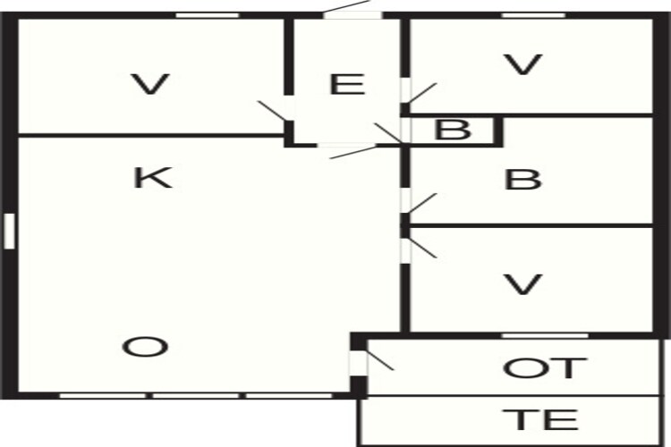 NYBØ - Plattegrond