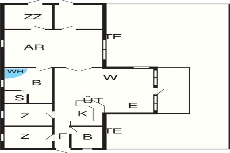 12 persoons vakantie huis in Løkken-By Traum-Plattegrond