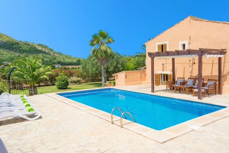 Vakantiehuizen Spanje | Mallorca | Villa te huur in Alcudia-Illes-Balears met zwembad  met wifi 8 personen