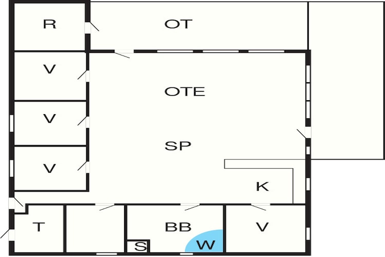 Maison de vacances pour 9 a Hals-By Traum-Plan d'étage
