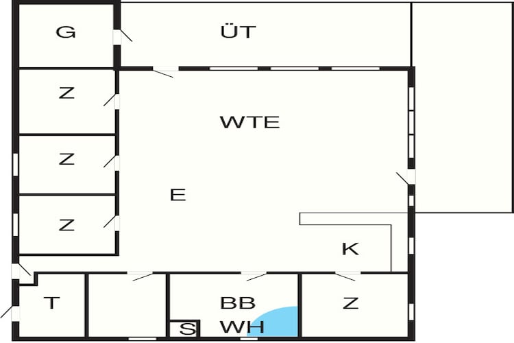 Maison de vacances pour 9 a Hals-By Traum-Plan d'étage