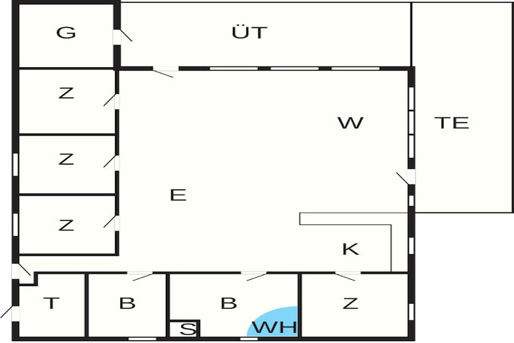 9 person holiday home in Hals-By Traum-Floor plan