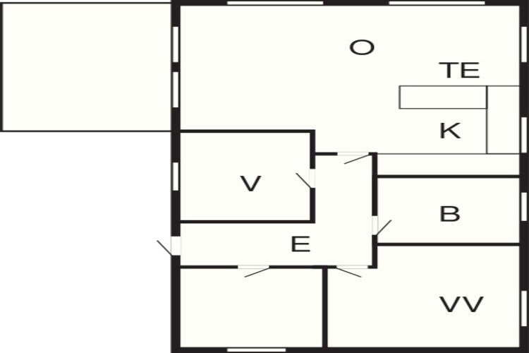 6 persoons vakantie huis in Gedser-By Traum-Plattegrond