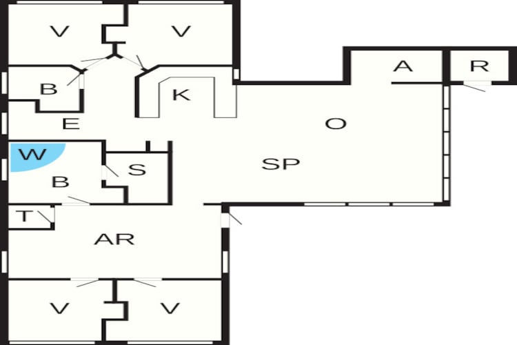 10 persoons vakantie huis in Løkken-By Traum-Plattegrond