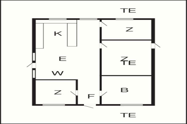 6 persoons vakantie huis in Løkken-By Traum-Plattegrond