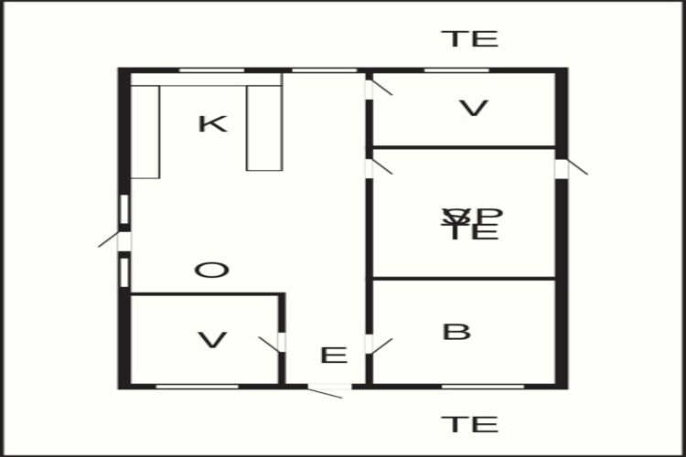 6 persoons vakantie huis in Løkken-By Traum-Plattegrond
