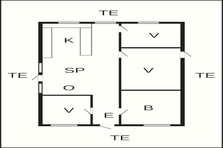 6 persoons vakantie huis in Løkken-By Traum-Plattegrond