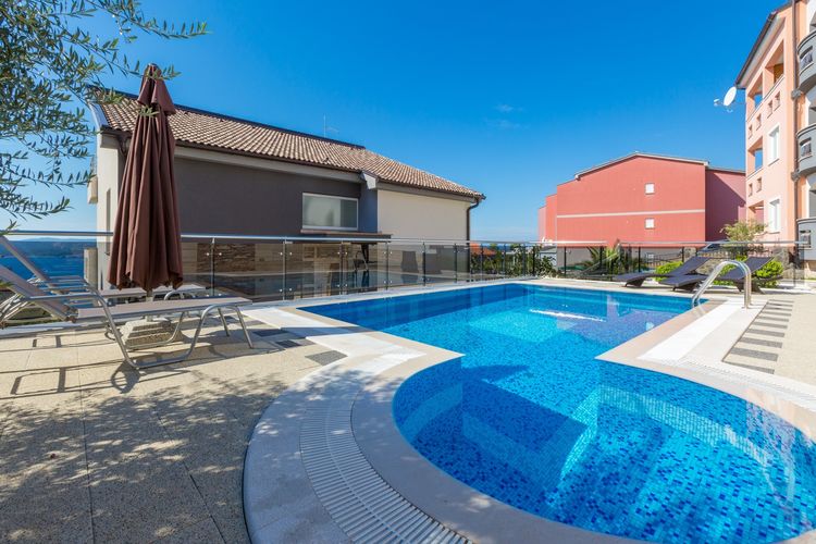 Vakantiehuizen Kroatie | Kvarner | Appartement te huur in Crikvenica met zwembad  met wifi 2 personen