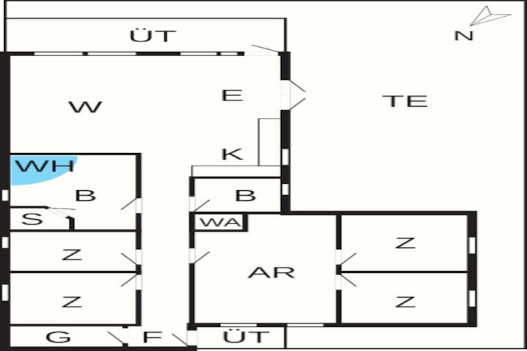 10 persoons vakantie huis in Haderslev-By Traum-Plattegrond
