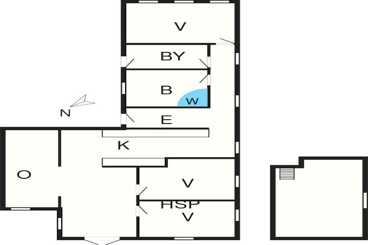 Maison de vacances pour 9 a Jægerspris-By Traum-Plan d'étage