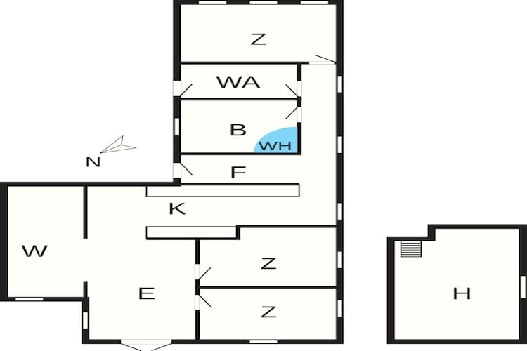 9 persoons vakantie huis in Jægerspris-By Traum-Plattegrond
