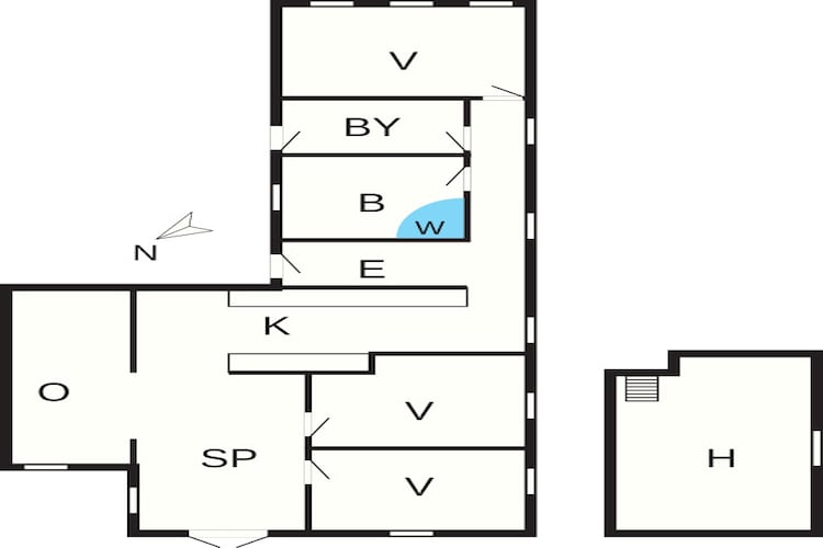 9 persoons vakantie huis in Jægerspris-By Traum-Plattegrond
