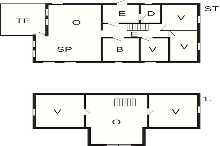 6 persoons vakantie huis in Dønna-Plattegrond