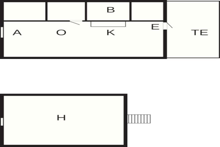 3 persoons vakantie huis in Gullholmen-Plattegrond
