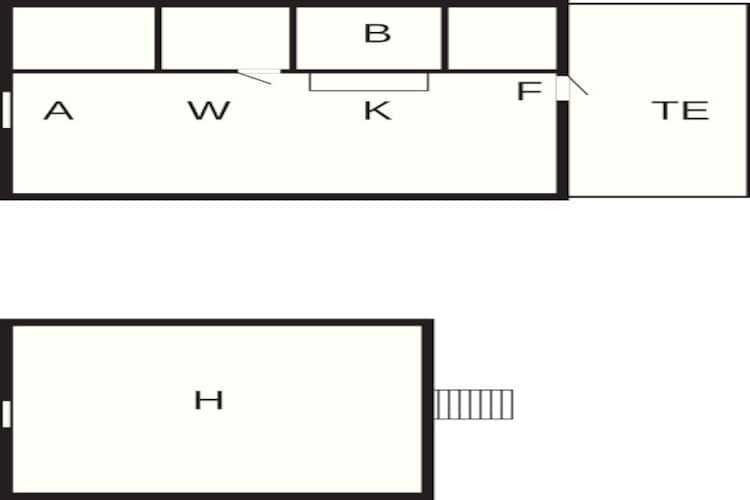 3 persoons vakantie huis in Gullholmen-Plattegrond