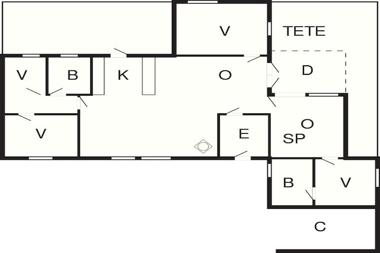 8 persoons vakantie huis in Væggerløse-By Traum-Plattegrond