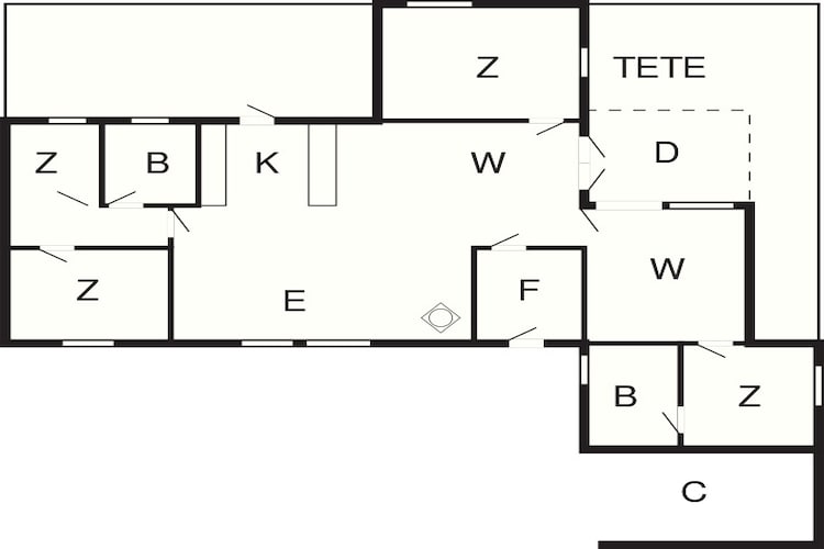 8 persoons vakantie huis in Væggerløse-By Traum-Plattegrond